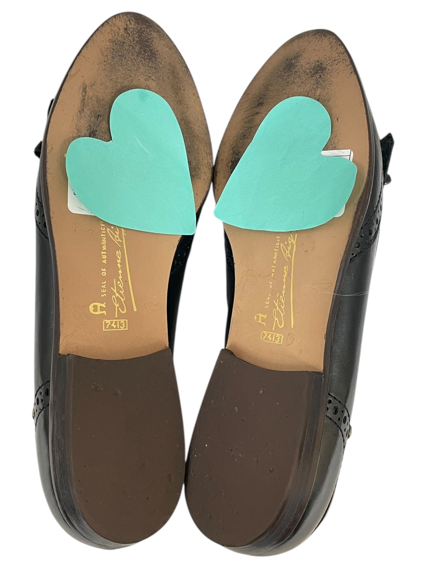 Shoes Flats By Etienne Aigner In Black, Size:7.5