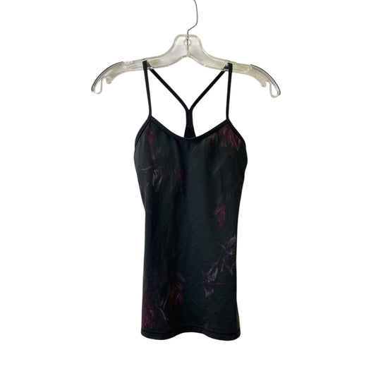Athletic Tank Top By Lululemon In Black & Purple, Size:Xs