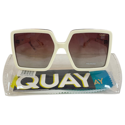 Sunglasses By Quay In White