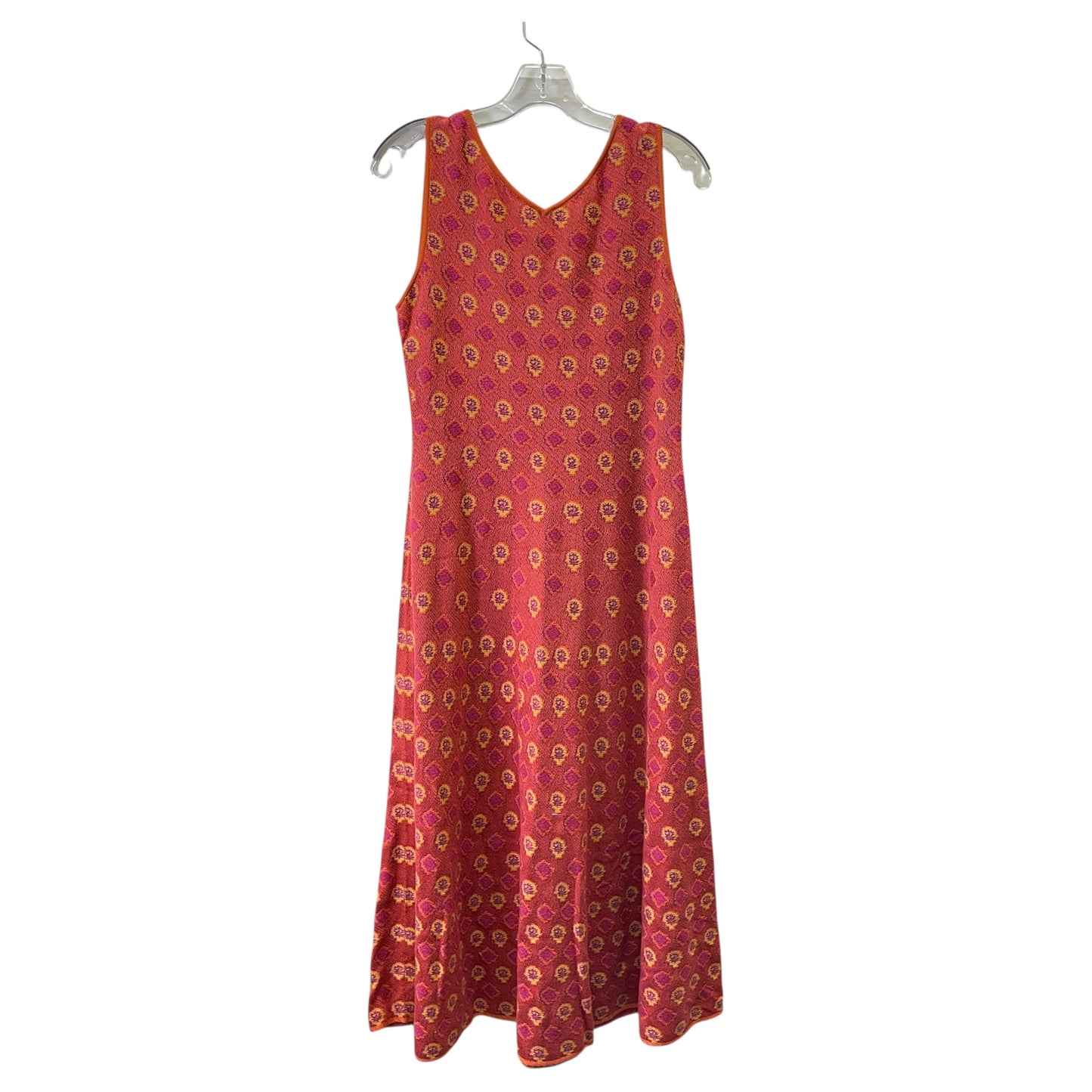 Dress Casual Midi By Peruvian Connection In Orange, Size:M