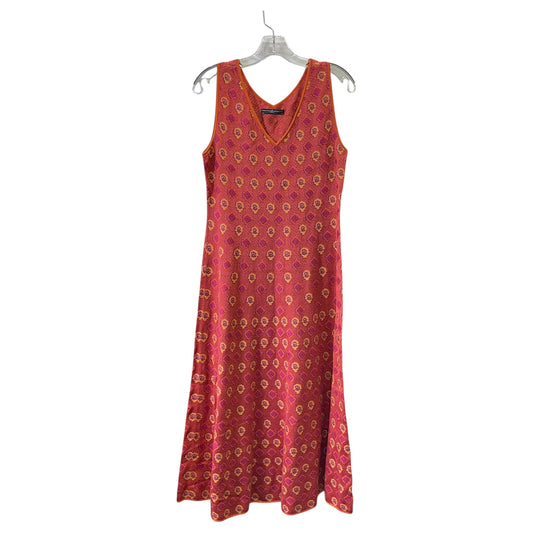 Dress Casual Midi By Peruvian Connection In Orange, Size:M