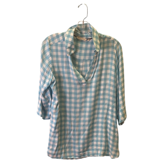 Top Ls By Soft Surroundings In Blue & White, Size:M