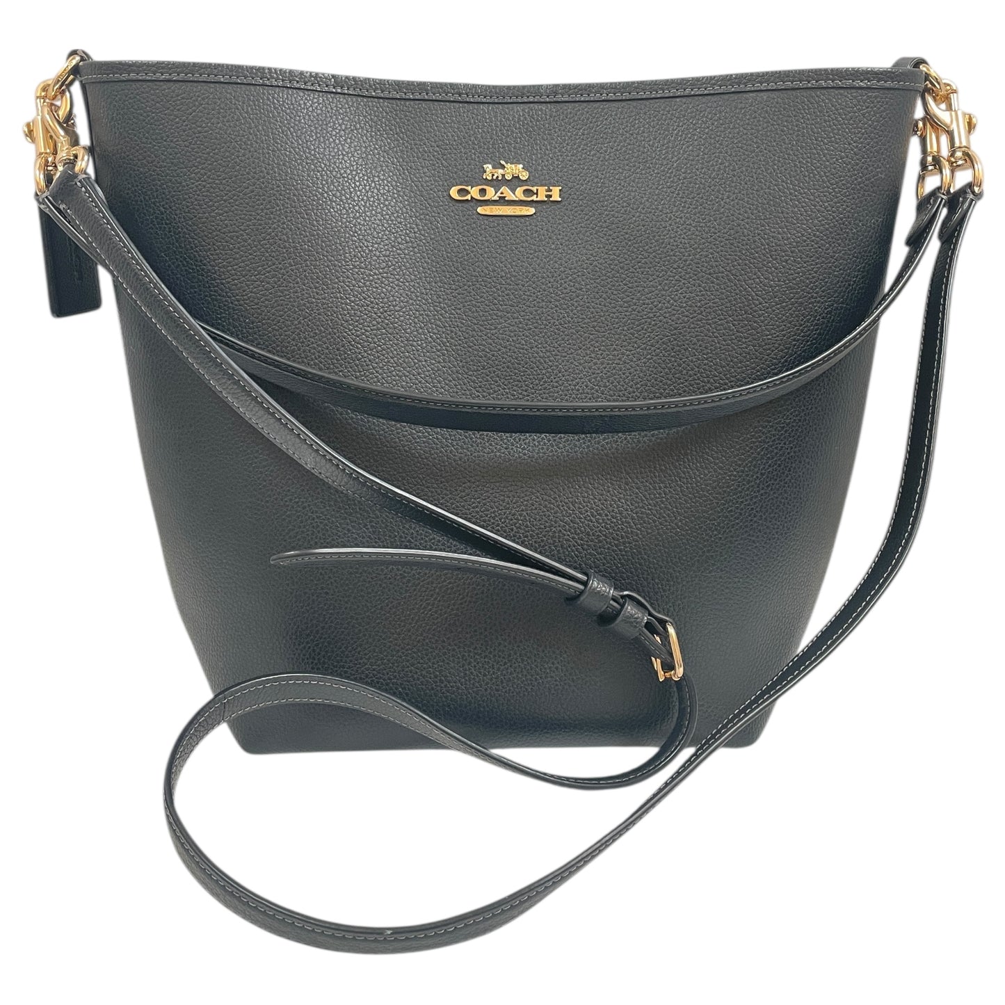 Handbag Designer By Coach In Black, Size:Large