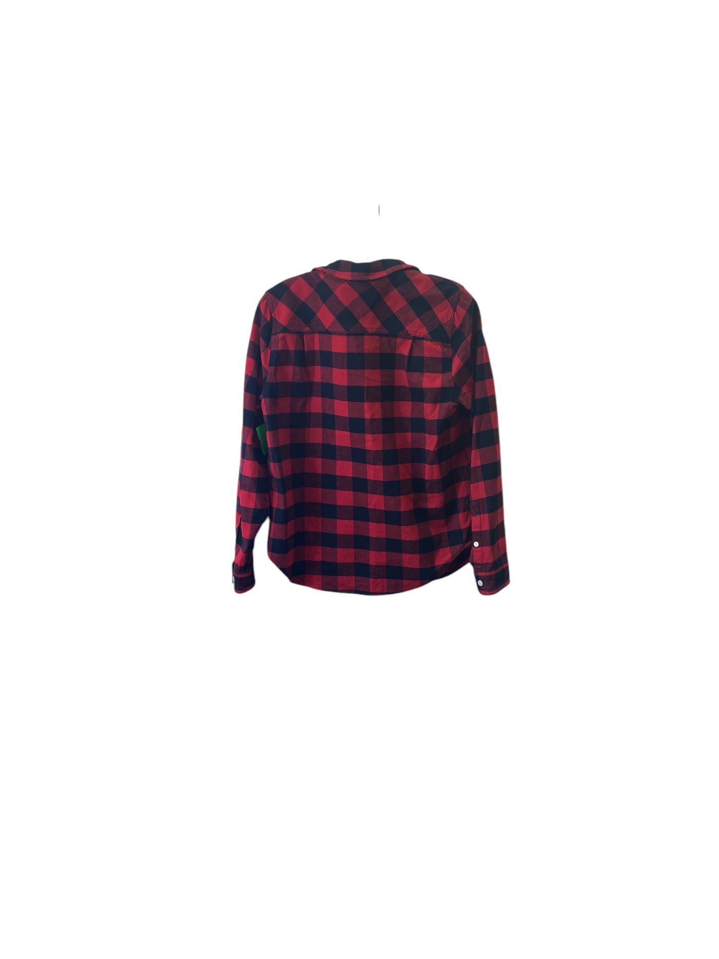 Top Ls By J. Crew In Black & Red, Size:S