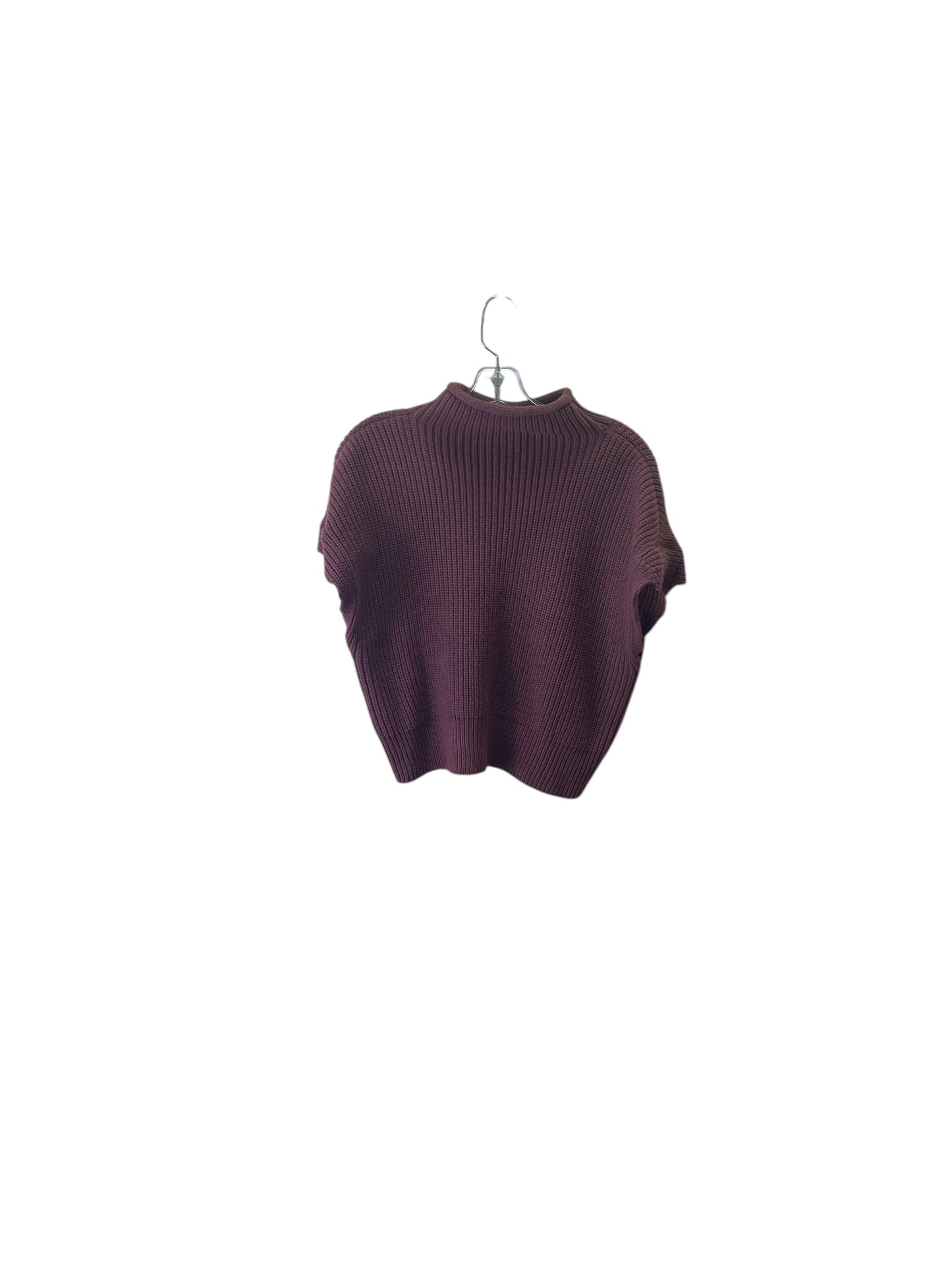 Vest Sweater By Zara In Brown, Size:M