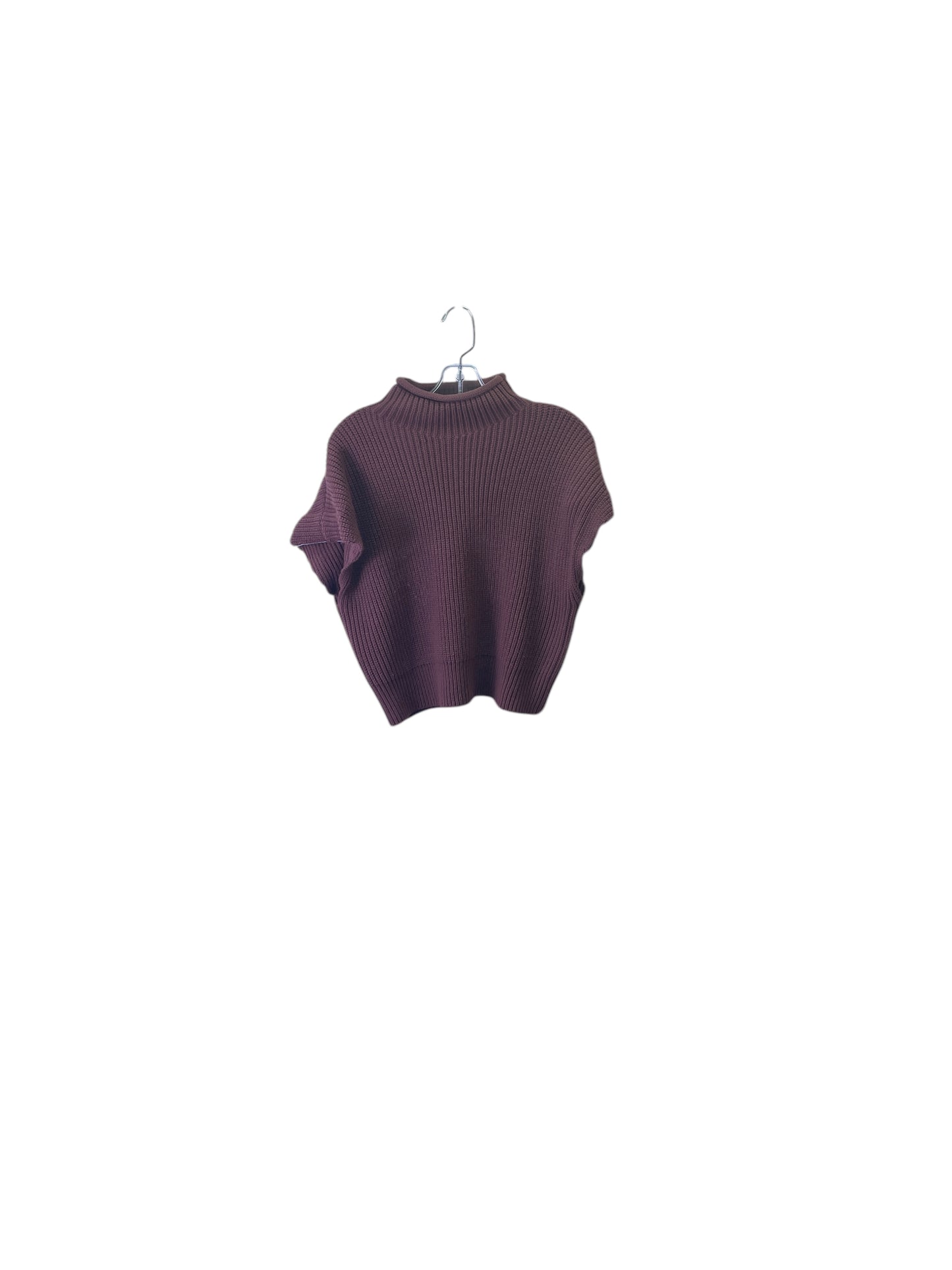 Vest Sweater By Zara In Brown, Size:M