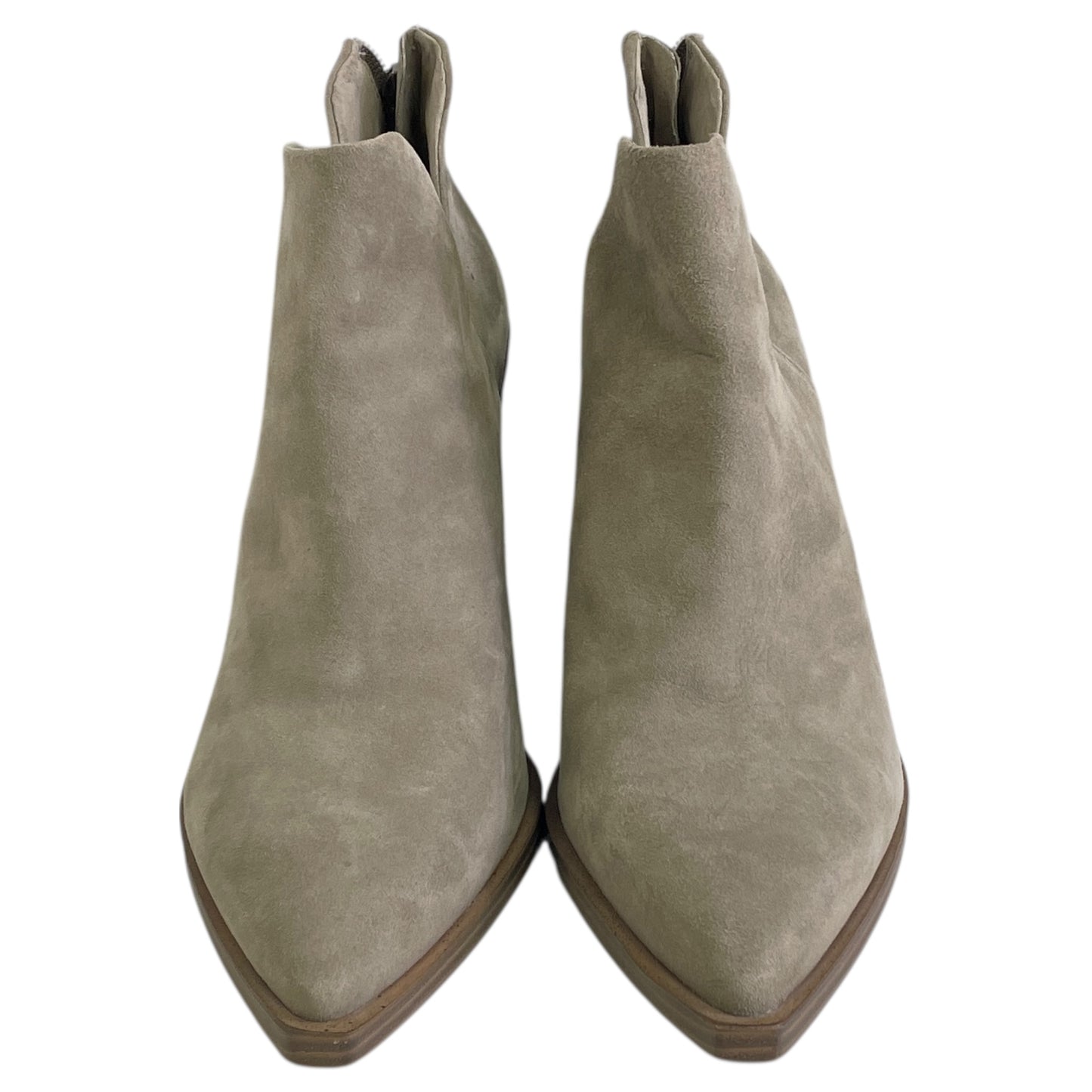 BOOTS ANKLE HEELS by VINCE CAMUTO In GREY, Size: 10