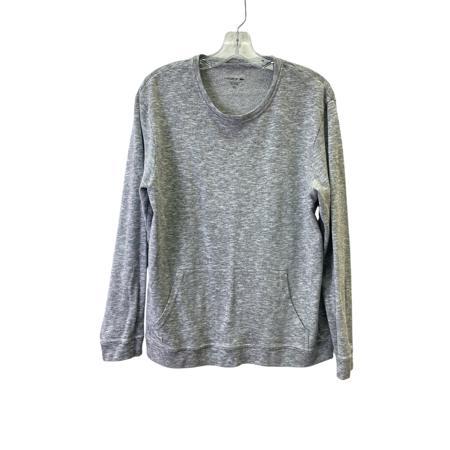 Top Ls Basic By Lacoste In Grey, Size:M