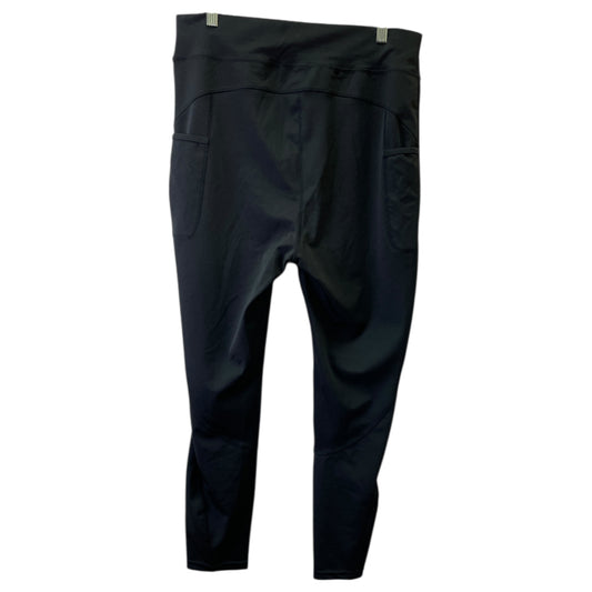 Athletic Leggings By Pop Fit In Black, Size:2X