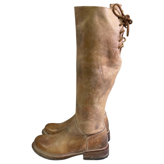 BOOTS KNEE FLATS by BED STU In BROWN, Size: 6.5