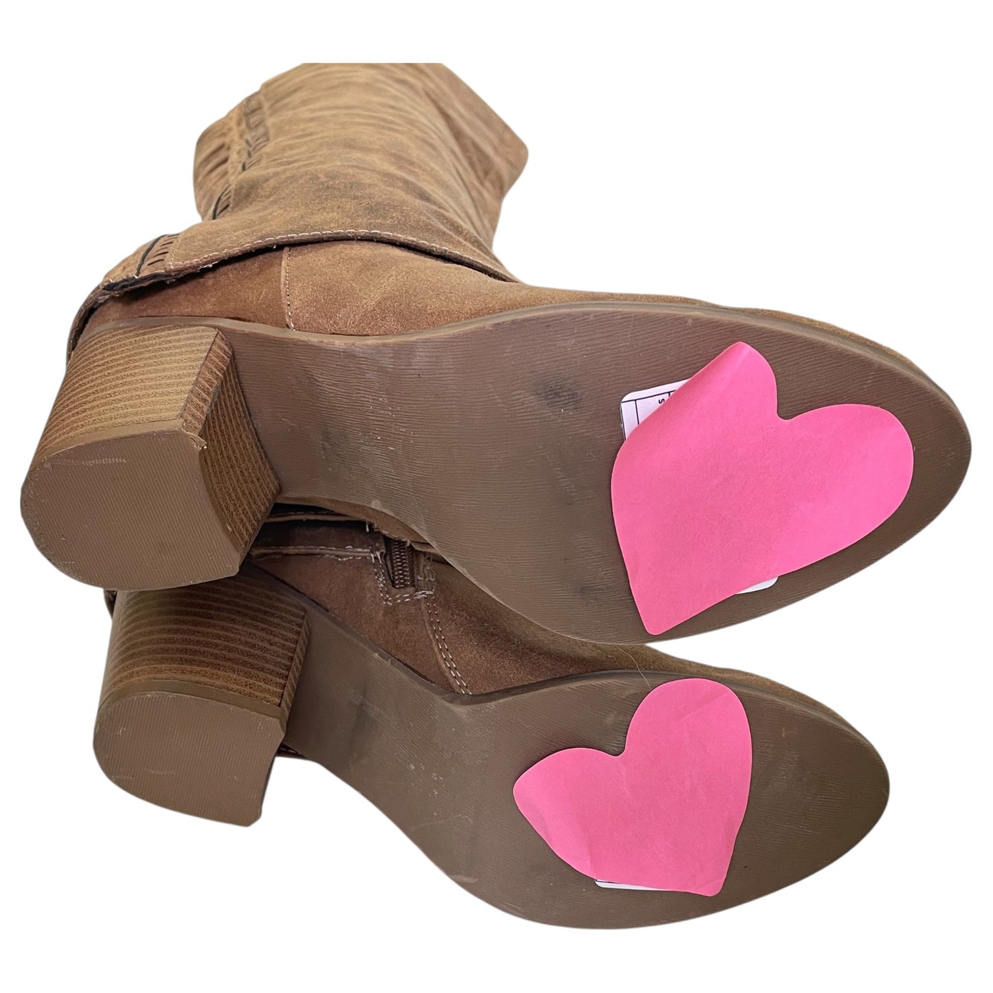 BOOTS KNEE HEELS by FERGALICIOUS In BROWN, Size: 7.5