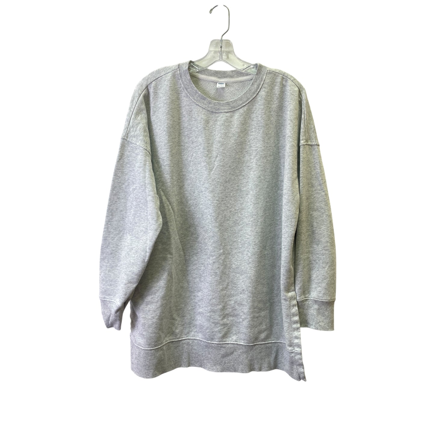 Sweatshirt Crewneck By Old Navy In Grey, Size:L