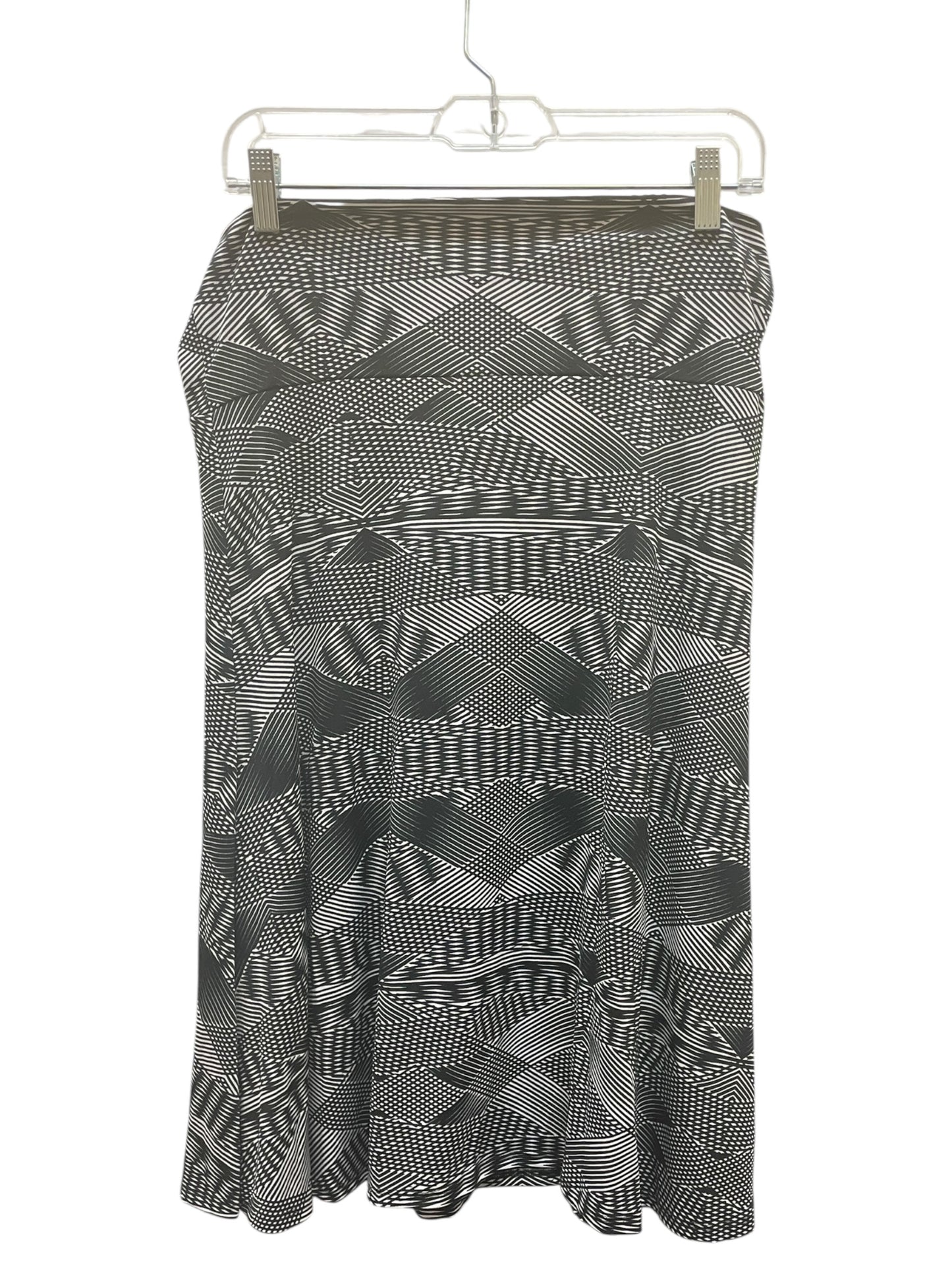 Skirt Mini & Short By Lularoe In Black & White, Size:Xl