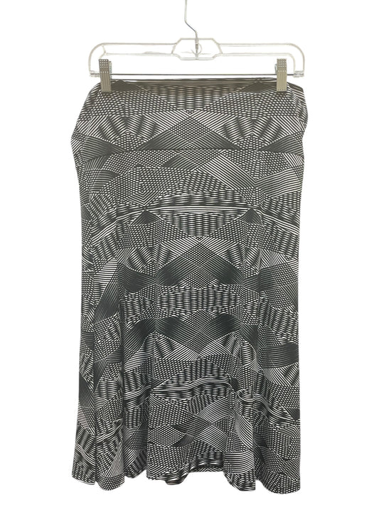 Skirt Mini & Short By Lularoe In Black & White, Size:Xl