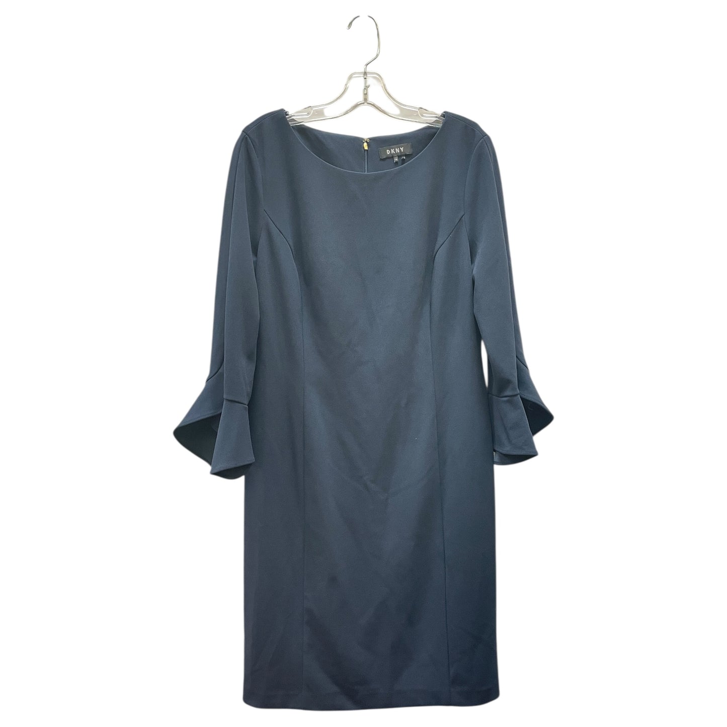 Dress Work By Dkny In Blue, Size:12