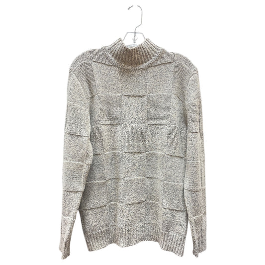 Sweater By Ann Taylor In Black & Tan, Size:L
