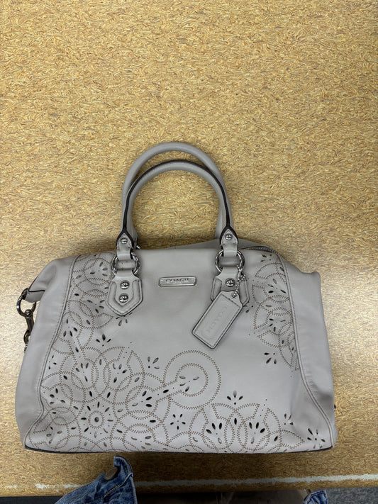 Handbag Designer By Coach In Taupe, Size:Medium