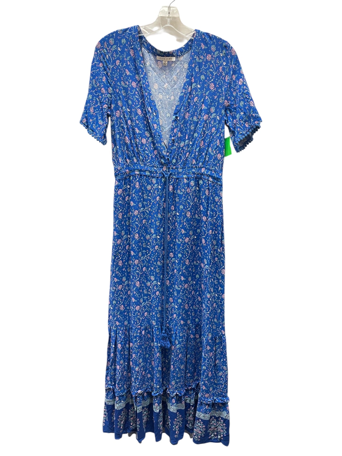 Dress Casual Maxi By CITY VIBE In Blue, Size:M
