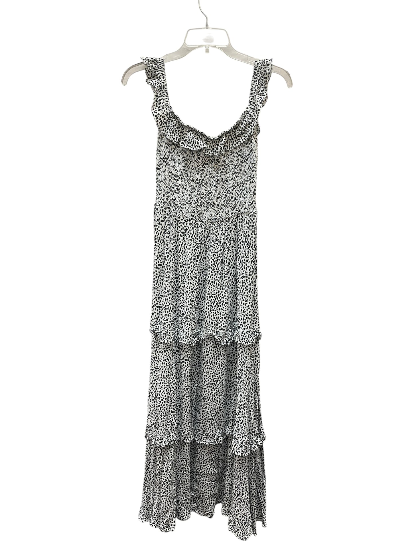 Dress Casual Maxi By Express In Black & White, Size:Sp