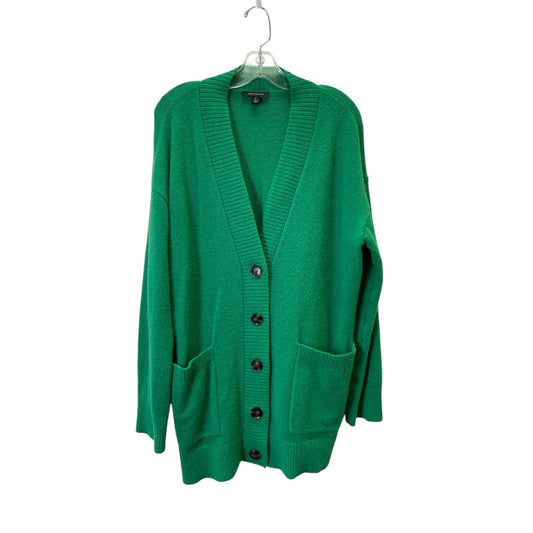 Sweater Cardigan By Ann Taylor In Green, Size:Xl