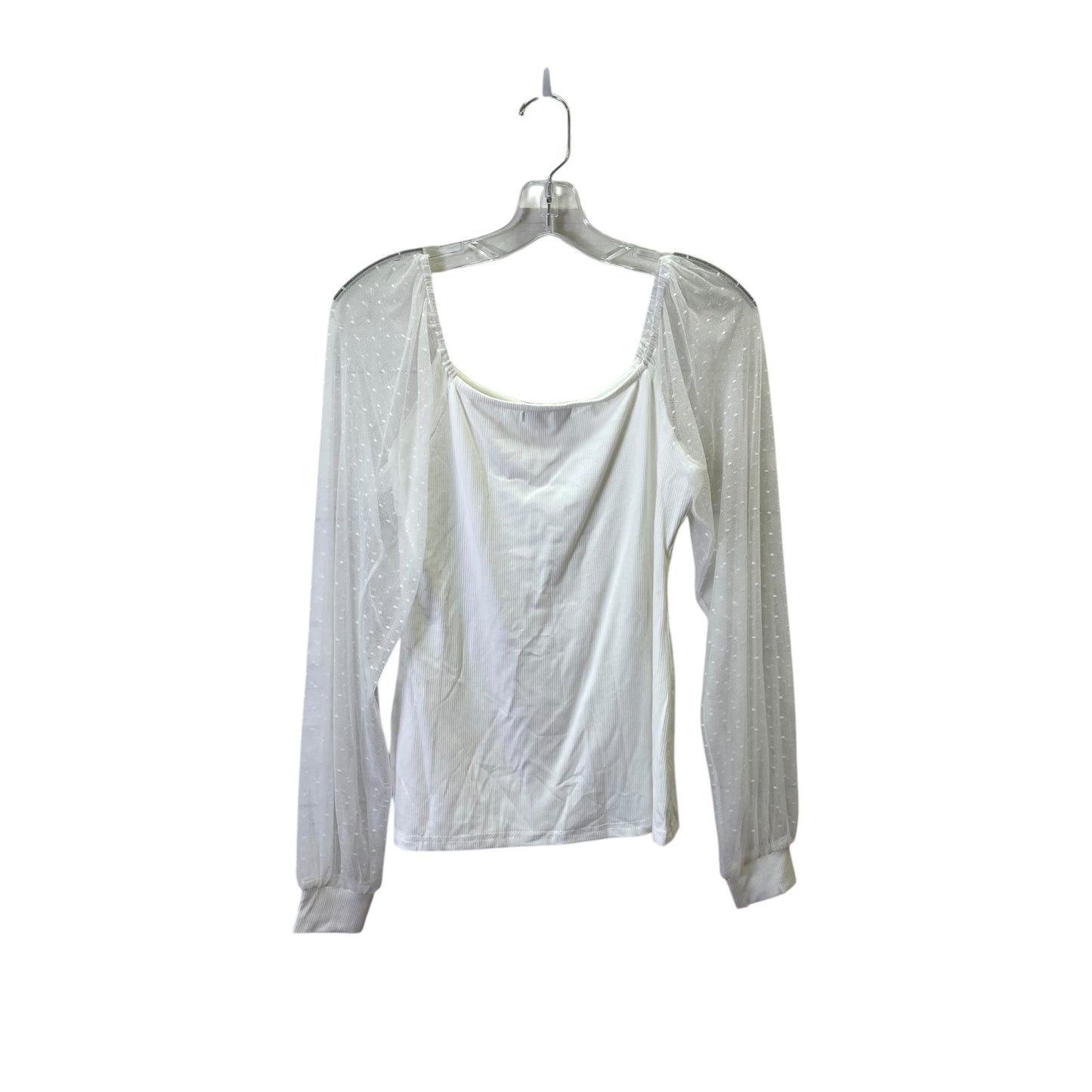 Top Ls Basic By Doruse In White, Size:S