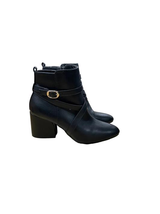 Boots Ankle Heels By Kelly And Katie In Black, Size:8.5