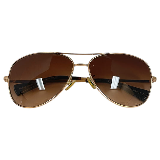 Sunglasses Designer By Coach In Gold