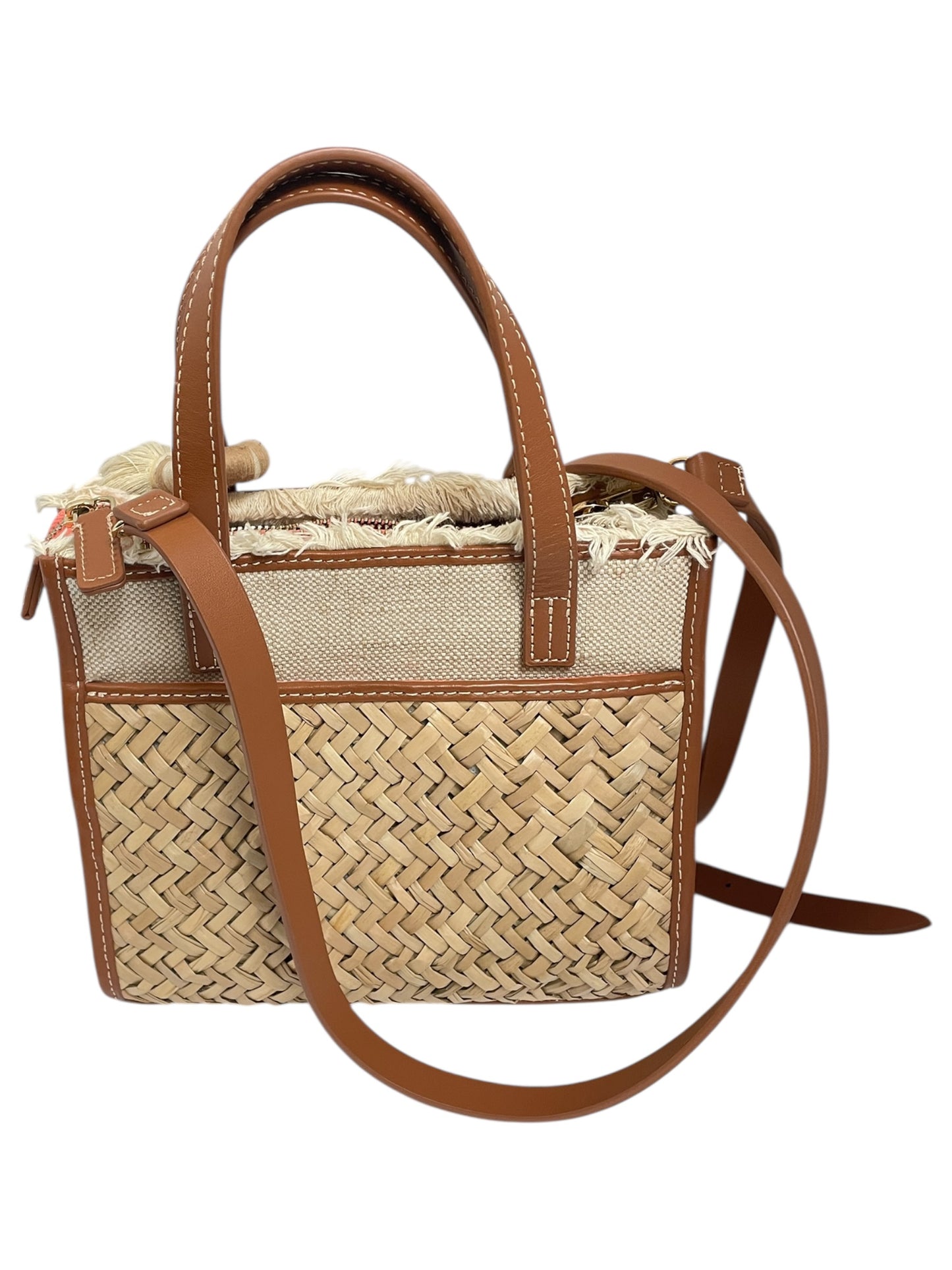 Crossbody By Spartina In Brown & Tan, Size:Small