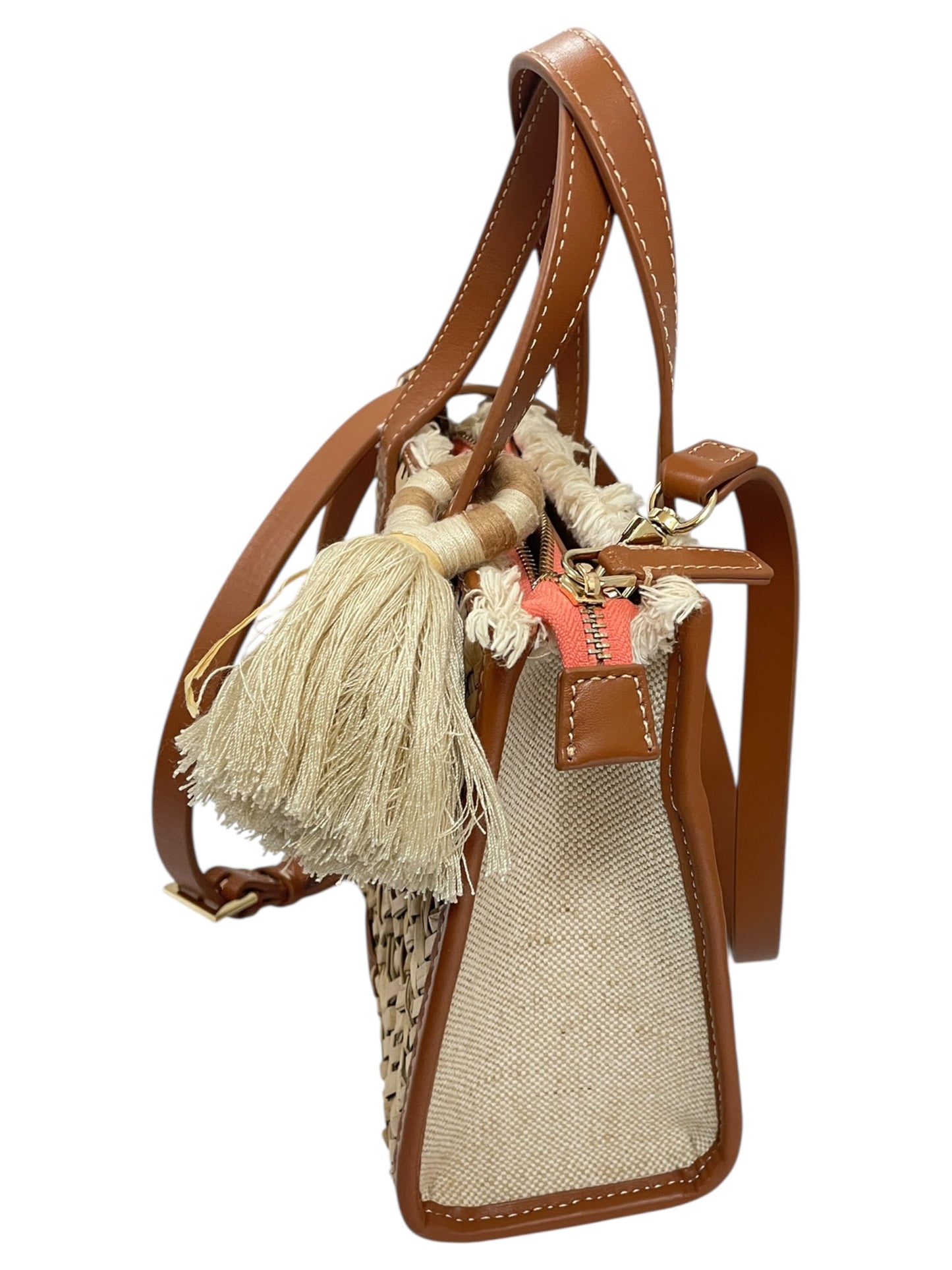 Crossbody By Spartina In Brown & Tan, Size:Small