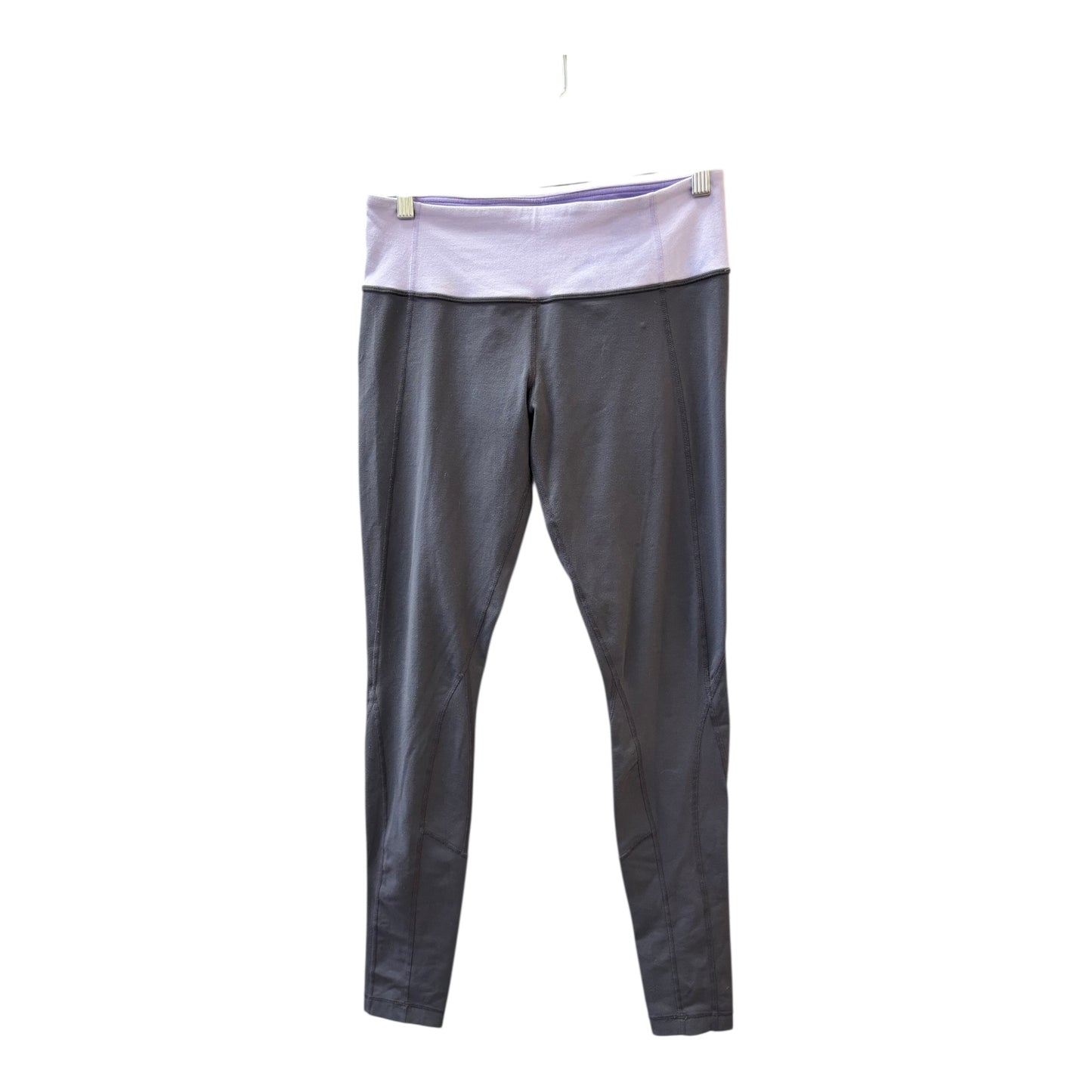 Athletic Leggings By Lululemon In Grey & Purple, Size:M