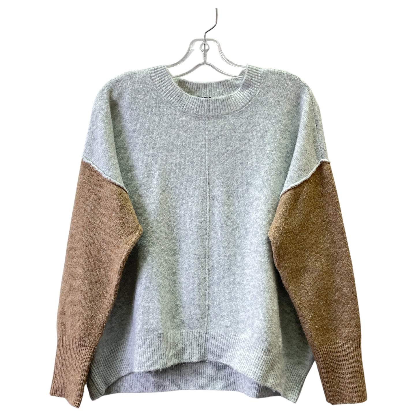 Sweater By Vince Camuto In Brown & Grey, Size:S
