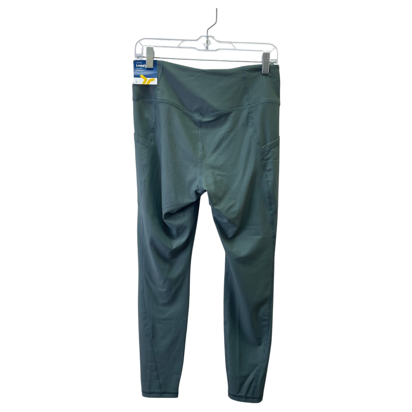 Athletic Leggings By Old Navy In Green, Size:L
