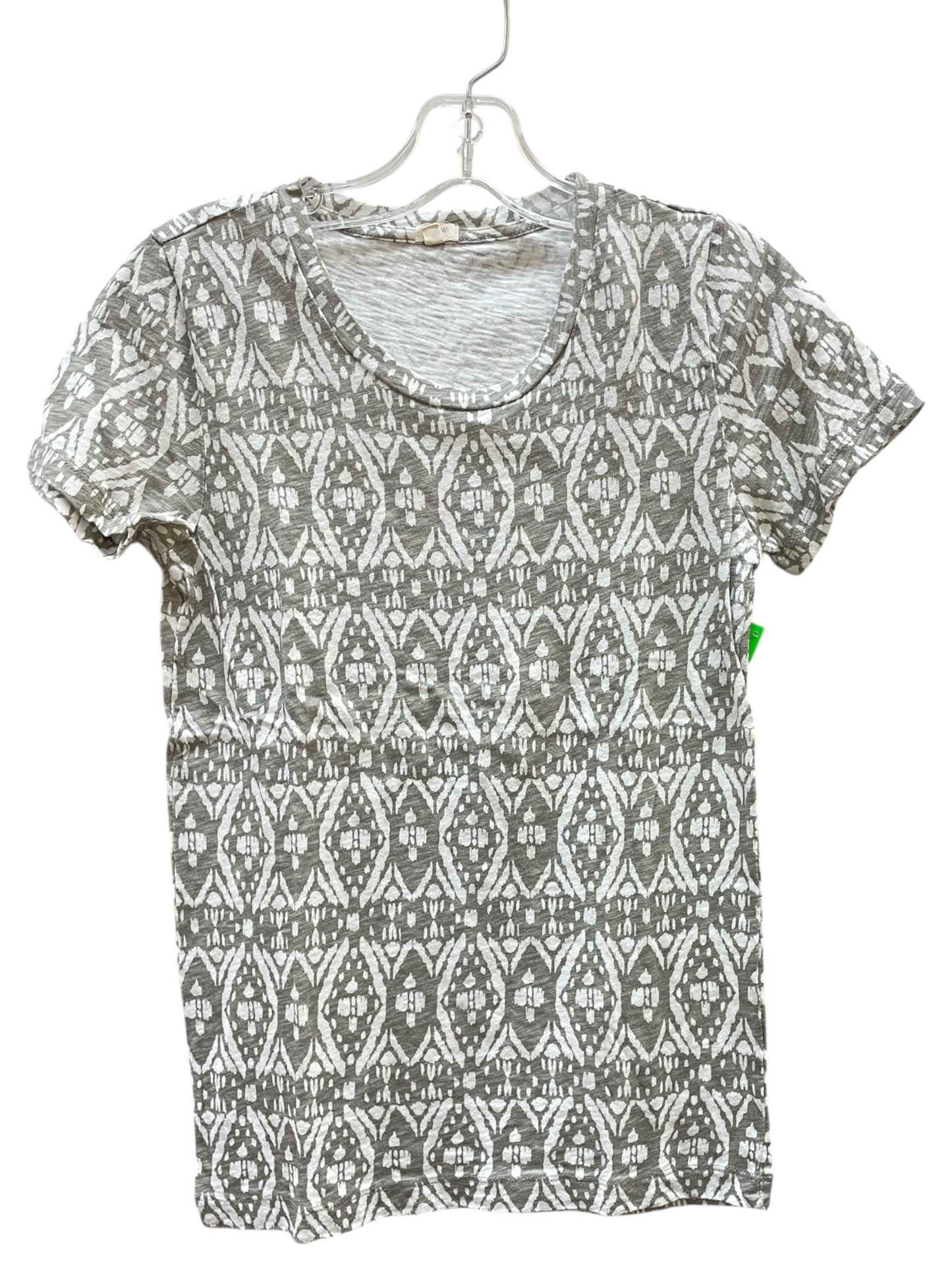 Top Ss By J. Crew In Grey & White, Size:Xs