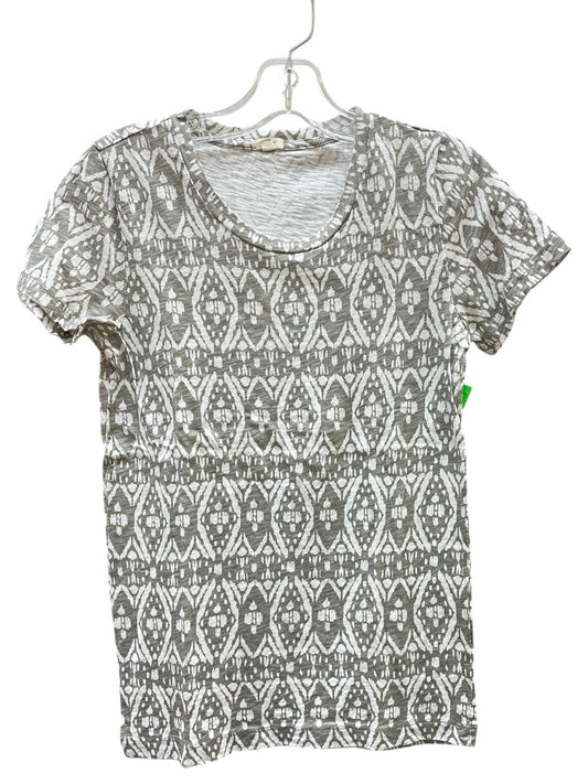 Top Ss By J. Crew In Grey & White, Size:Xs
