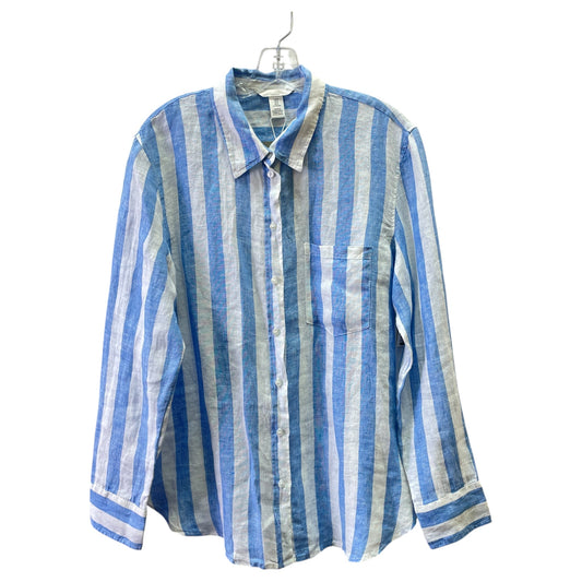 Top Ls By H&M In Blue & White, Size:M