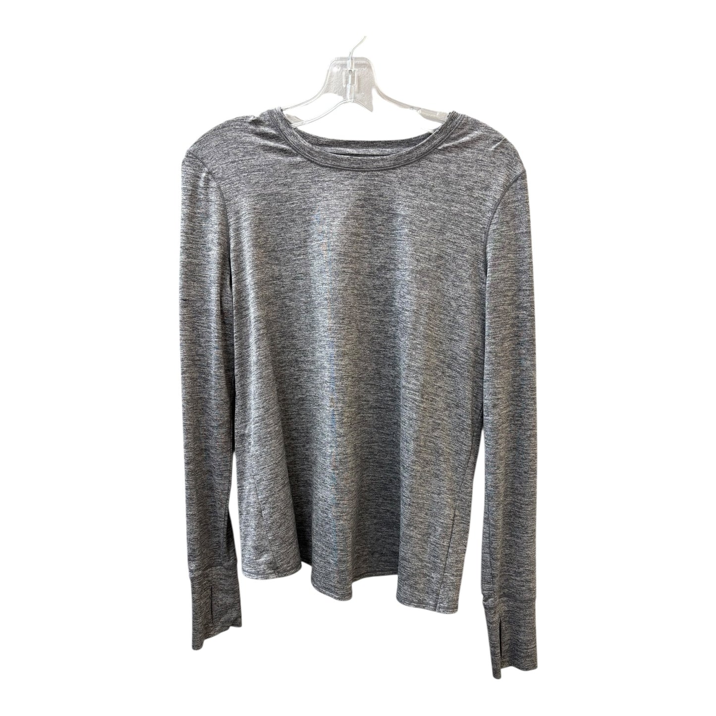 Athletic Top Ls Crewneck By Athleta In Grey, Size:S