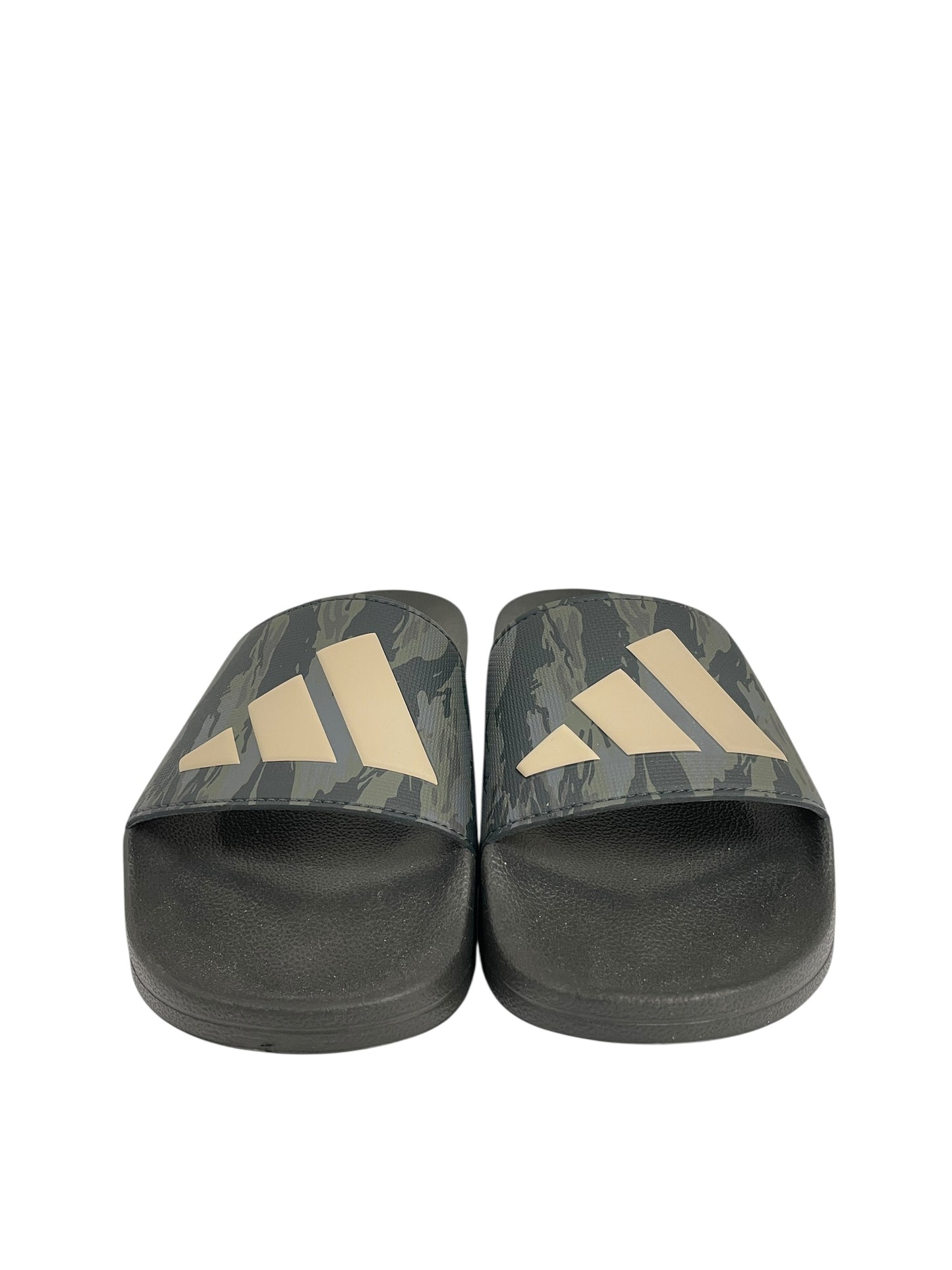 Sandals Flats By Adidas In Camouflage Print, Size:8