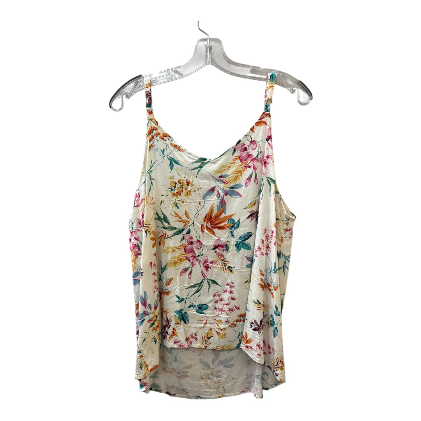 Top Sleeveless By Torrid In White, Size:L