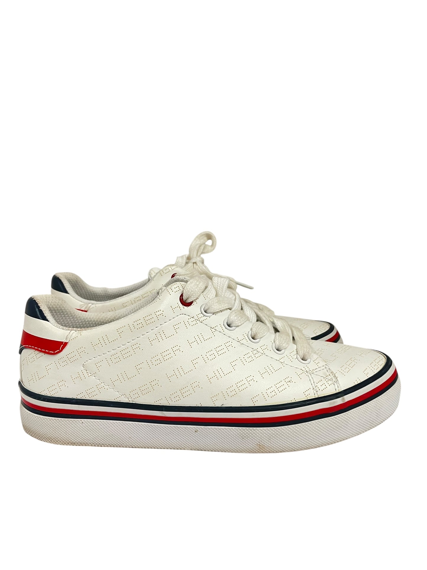 Shoes Sneakers By Tommy Hilfiger In Blue & Red & White, Size:6.5