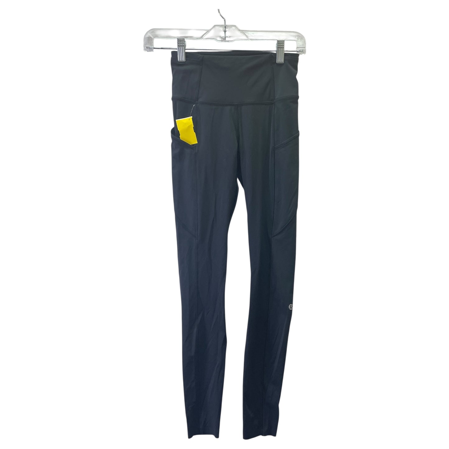 Athletic Leggings By Lululemon In Grey, Size:Xs