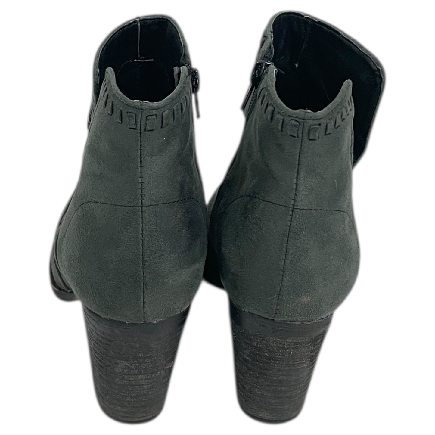 Boots Ankle Heels By Zigi Soho In Grey, Size:7.5