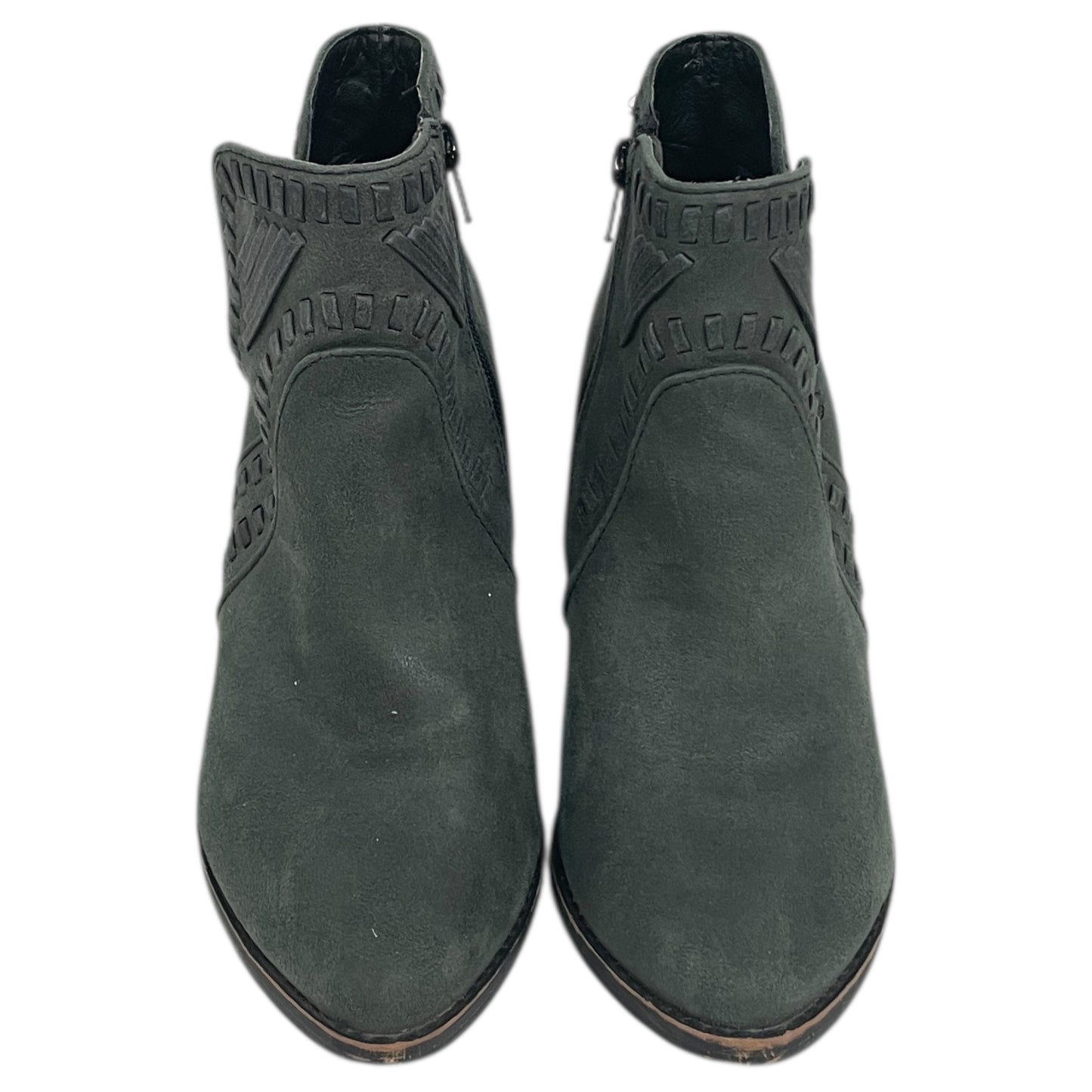 Boots Ankle Heels By Zigi Soho In Grey, Size:7.5