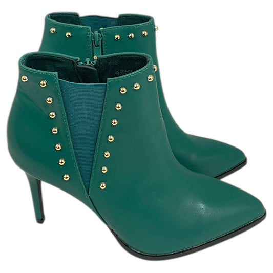 Boots Ankle Heels By Allegra K In Green, Size:9