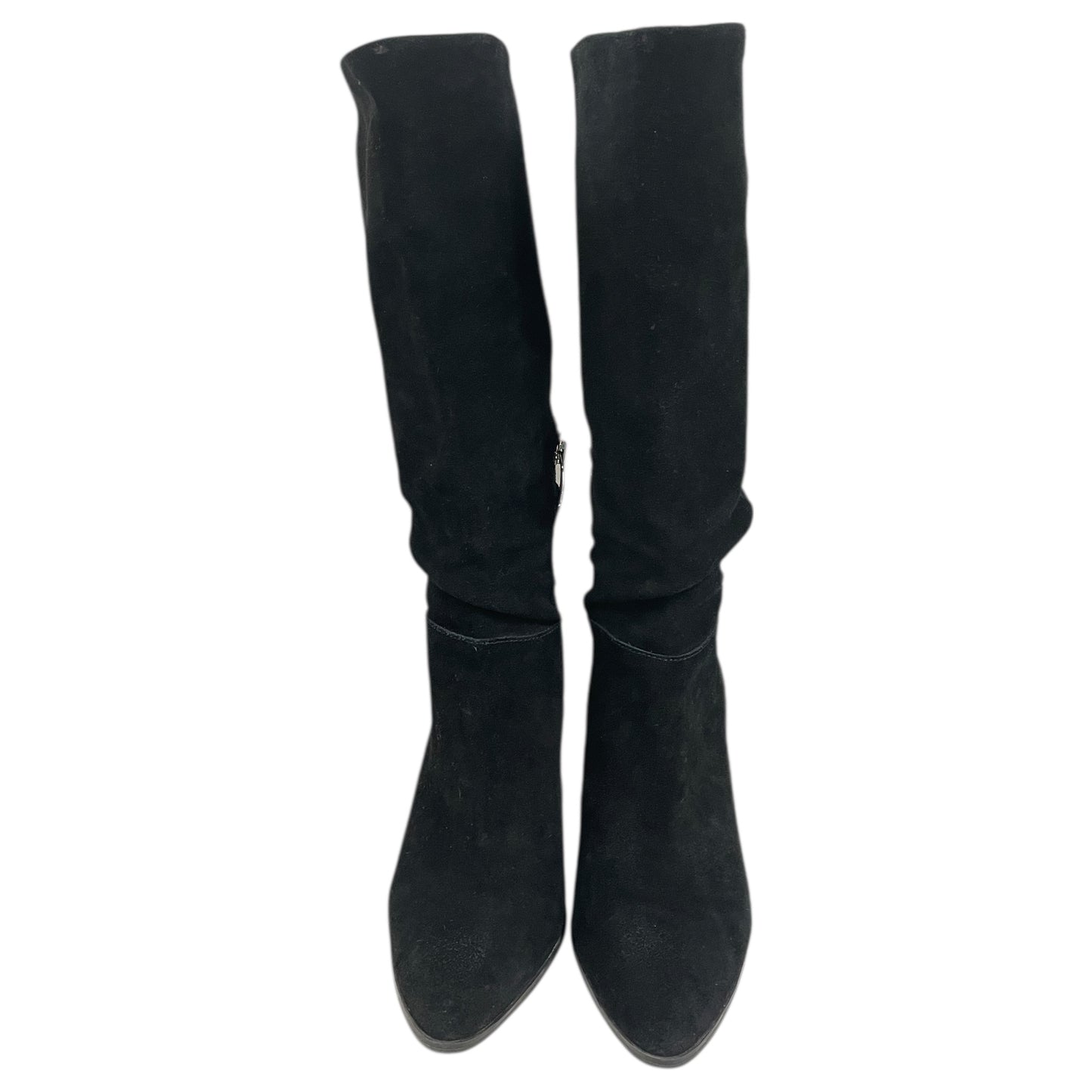 Boots Knee Heels By Esse In Black, Size:9