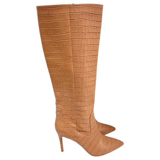 Boots Knee Heels By Antonio Melani In Tan, Size:9