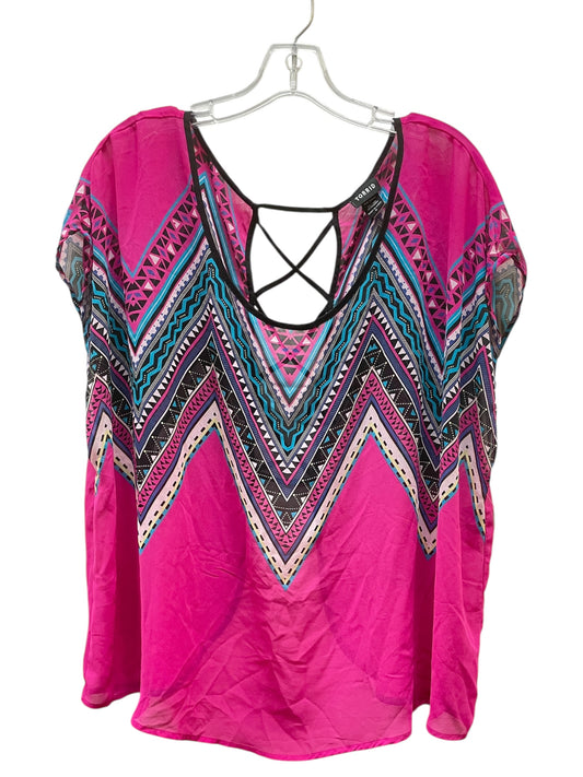 Blouse Ss By Torrid In Multi, Size:3X