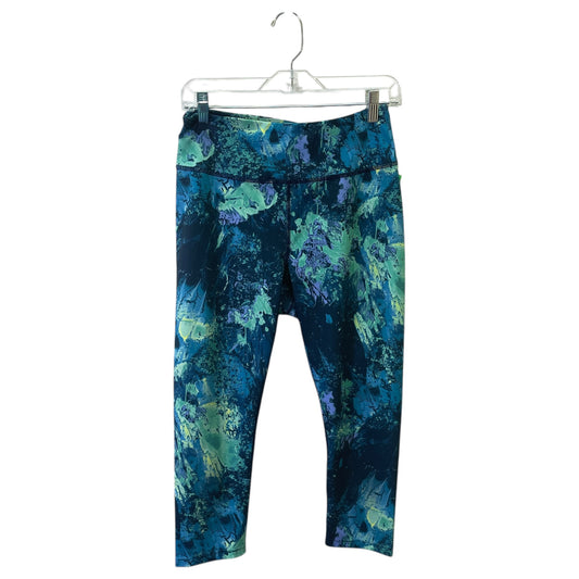Athletic Leggings By Fila In Aqua, Size:M
