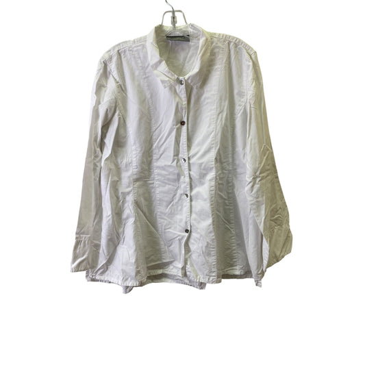 Top Ls By Eleven Stitch Design In White, Size:M