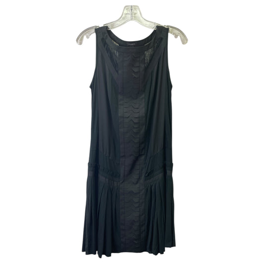 Dress Casual Midi By Ann Taylor In Black, Size:6