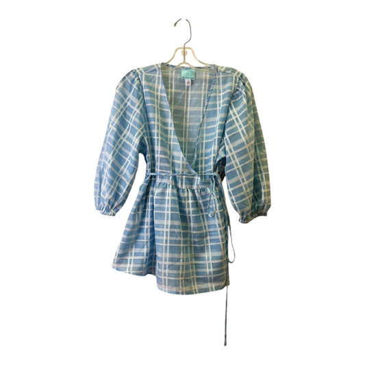 Top Ls Basic By Gabrielle In Blue, Size:S